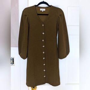 Madewell Olive Green Short Dress